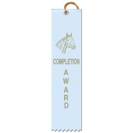 Hodges Badge Company Horse Show Participation Award Ribbon - 50 Pack - Made in USA (Completion Award)