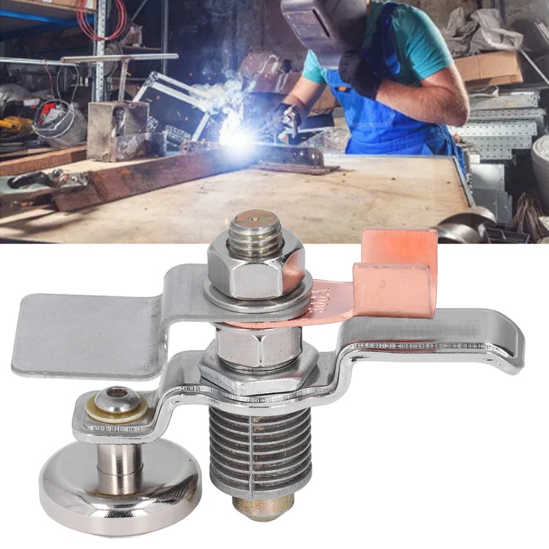 Upgrade Magnetic Welding Ground Clamp Grounding Support Tool with Arc