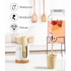 Luxspire Dixie Cup Dispenser, 5-7oz Bathroom Cup Dispenser, Marble Resin