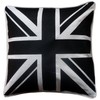 ||JaaZ Textile||__Black & White Union Jack UK Flag Cushion Covers__Pure