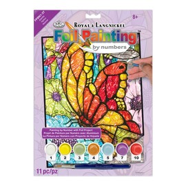 Royal & Langnickel Royal Brush FPBN-1 8" X 10" 8'X10 Foil Painting by Numbers Butterflies