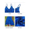 Newshows Summer Dress 2024 Spring Womens Blue Floral Flowy Casual
