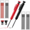 Pencil Refills for Tracer 2Pcs Carpenter Pencil 24Pcs 2.8mm Solid