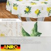 ANRO Oilcloth tablecloth, washable wax tablecloth, garden tablecloth, round, oval,