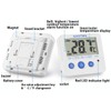 Fridge Freezer Thermometer Max/Min Memory GXSTWU High & Low Temperature