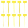 OUNONA Waterproof Plant Markers 30 CM Yellow 10 PCS