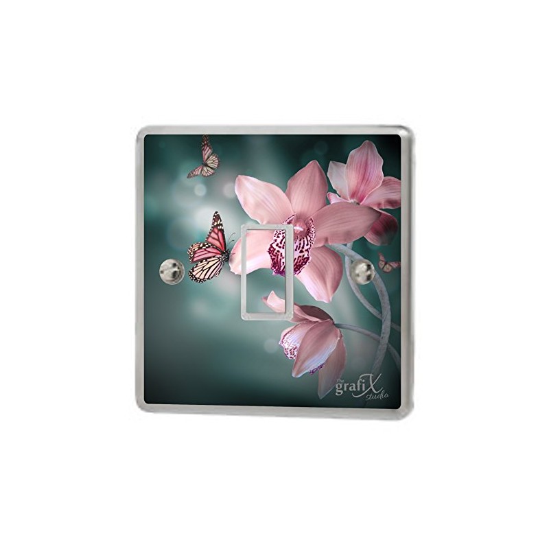 the grafix studio Flower & Butterflies Light Switch & Double