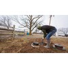 Hooyman Spade Shovel with Heavy Duty Carbon Steel Head Construction,