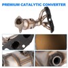 Yeoflagtrade High Flow Front Catalytic Converter Kit Compatible with Nissan