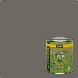 Rodda Paint CASCADIA ZERO Interior Semigloss Low VOC Paint & Primer in One, Quart, Brushed Nickel