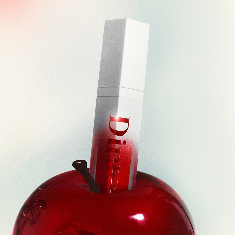 Dinto Mirrorless Lip Oil Gloss (10 Colors) - 354 Red