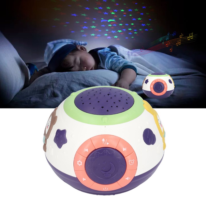 Baby Projection Lamp Infant Soft Light Cute Cartoon Projection Lamp