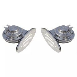 Ongaro Schmitt Ongaro Marine Hidden Drop-In Mini Dual Boat Horn Stainless Steel 12V