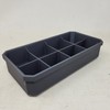 Fits Milwaukee Packout Low Profile Tray with 8 Sections Black