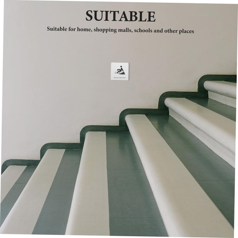 TEHAUX Slippery Floor Caution Sign Wet Floor Alert Safety Warning
