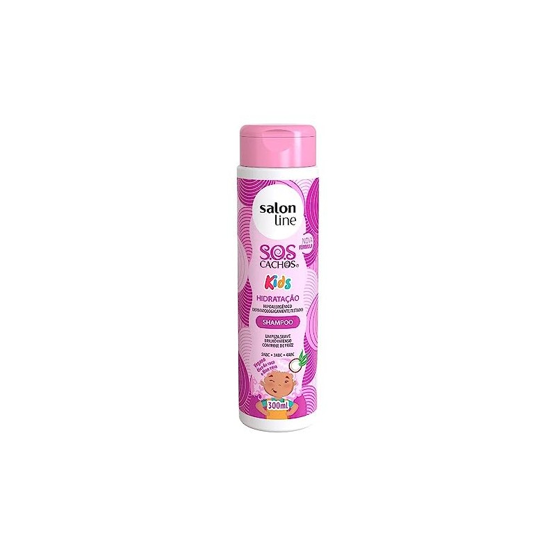 Salon Line Children's Curl Hair Shampoo, 10.1 fl oz (300