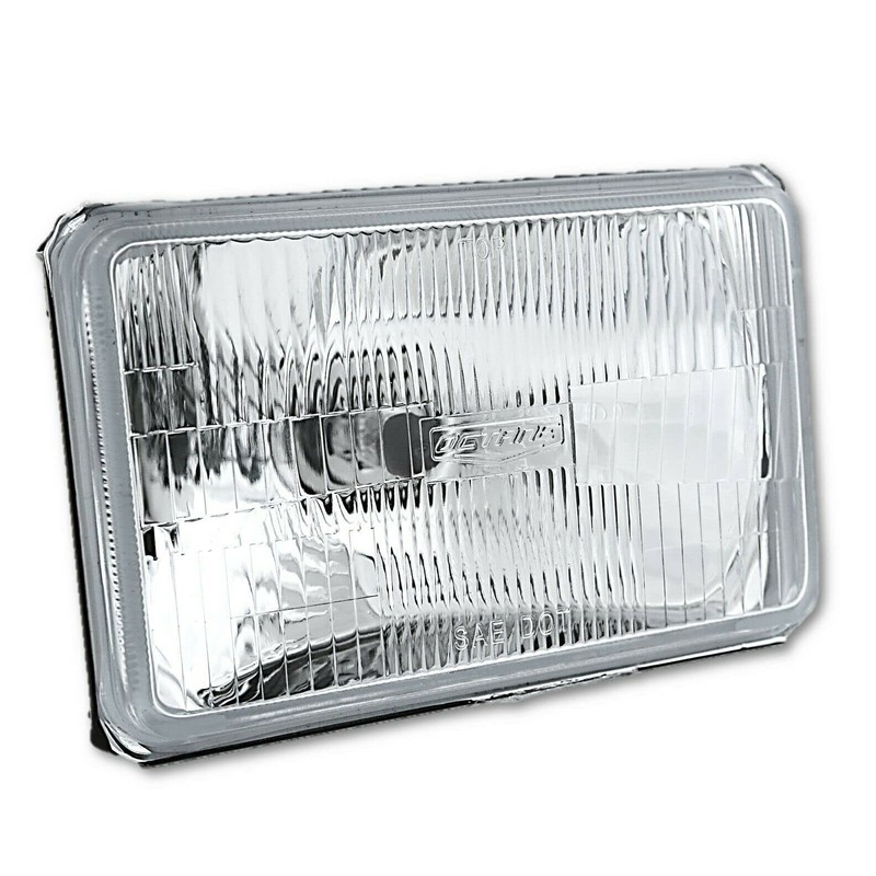 Octane Lighting 4X6 Halogen Semi Sealed Stock Glass H4 Headlight