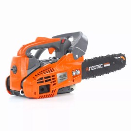 NEOTEC 25.4cc Gas Top Handle Chainsaw with 12'' Bar Chain 2-Stroke Engine Cut Tree Wood