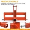 YINTATECH 3 Point Hitch Receiver for Category 1 with 2"