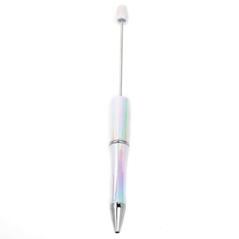 【P159】10pcs Opal Print Plastic Beadable Pen Bead Pens Ballpoint:_#14 Plum