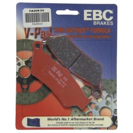 EBC Brakes FA209/2V Pastilla de freno de disco semisinterizada, color negro, talla única