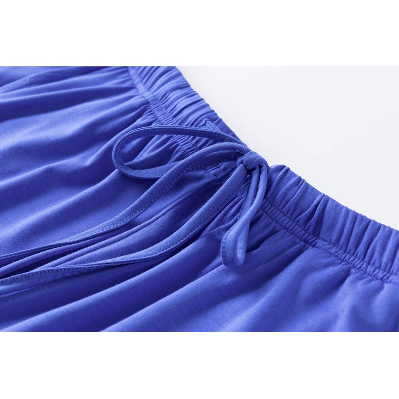 AvaCostume pijama de algodón para hombre, Azul, Small