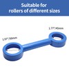 Rierdge Paint Roller Cleaner, Paint Removal Scraping Paint Roller Cleaning
