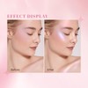 HOSAILY Chameleon Face Highlighter Palette, Multichrome Glitter Shimmer Rainbow Eyeshadow