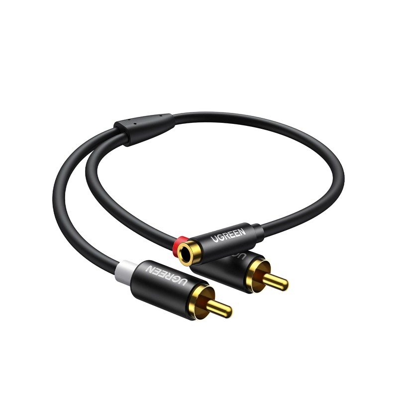 Ugreen RCA Cable 3.5 mm (Female) – 2RCA (Male) sutereominipuragu Conversion Cable High