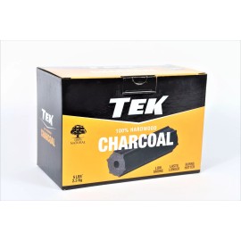 TEK Charcoal -  100% Natural Hardwood Charcoal Logs 5 LBS