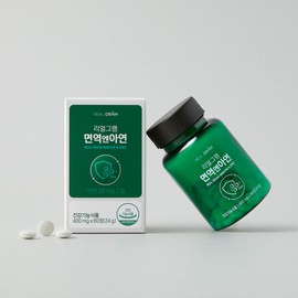 [Realgram] Immunity & Zinc Immunity Health Functional Food High Content 400mg 60 Tablets, 1 Piece / [리얼그램] 면역엔아연 면역력 건강기능식품 고함량 400mg 60정, 1개
