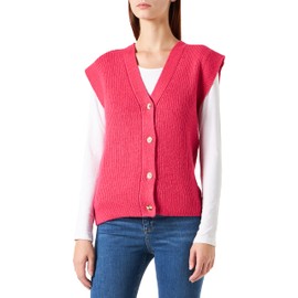 Naf Naf Women's Muse SM Cardigan, Pink Camay