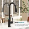 Kitchen Faucet with Pull Down Sprayer High Arc Single-Handle Faucets