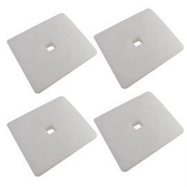 New Version 4 Pack White Replacement Air Filter for Hiblow HP 60 & HP 80 Filter, 3.7 inch x 4.33 inch