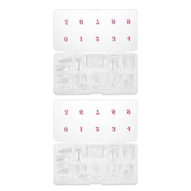 FOMIYES 1000pcs French Tip Fake Nail Covers for Girls Easy to Apply Transparent Manicure Art Supplies for Parties and Festivals Diy Nail Decoration