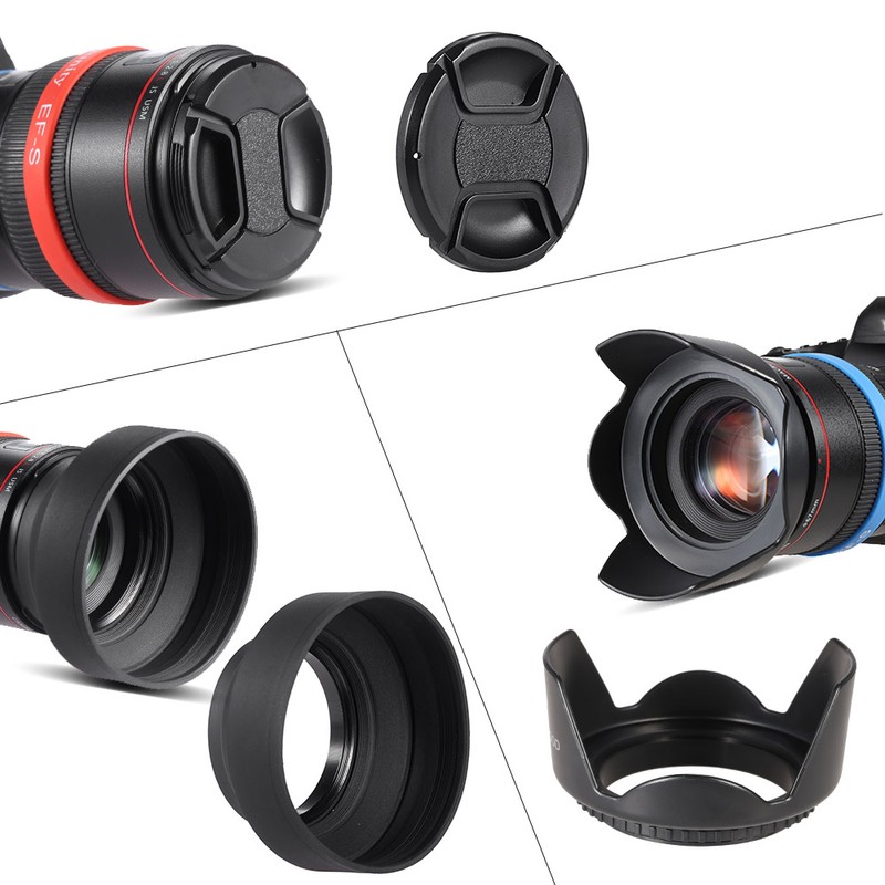 Andoer 72mm Lens Filter Kit UV+CPL+FLD+ND(ND2 ND4 ND8) with Carry