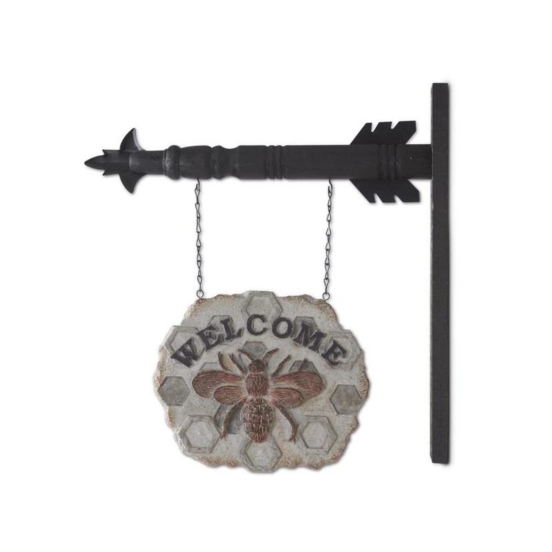 Welcome Honeycomb with Bee Arrow Replacement 10 Inch - Arrow