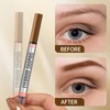 Microblading Eyebrow Pencil, 2-in-1 Dual-Ended Eyebrow Pen with 4 Fork