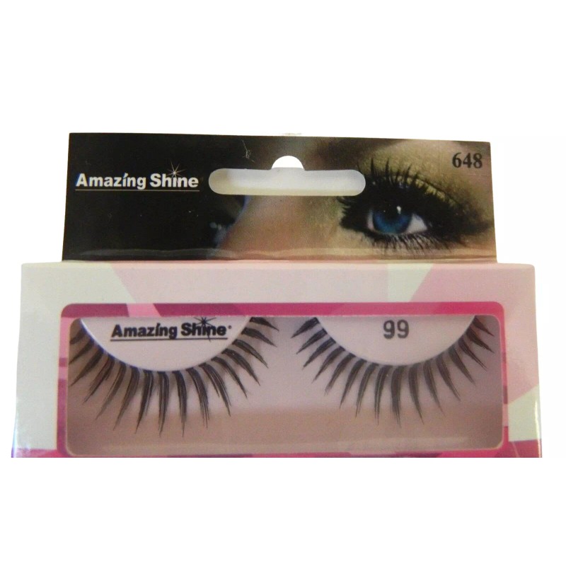 AMAZING SHINE HUMAN HAIR FALSE EYELASHES EYE LASHES - #99