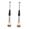 Baluue 4pcs Double Ended Complexion Blending Makeup Brush for Loose