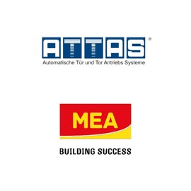 ATTAS MEA Support Plate Screw-On Flange Type 2 for Double Roller Devices Heavy Duty Gates Sliding Door Fittings