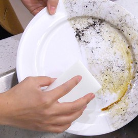 Magic Sponge Eraser 100 Pack Extra Thick and Long Lasting Melamine Sponges in Bulk - Multi Surface Power Scrubber Foam Cleaning Pads - Bathtub, Floor, Baseboard, Bathroom, Wall Cleaner