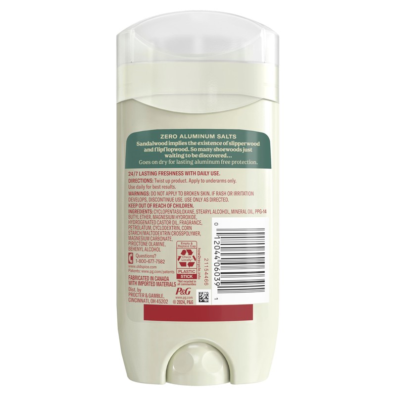 Old Spice GentleMan's Aluminum Free Dry Feel Deodorant for Men,