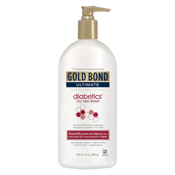Gold Bond Ultimate Diabetics' Dry Skin Relief Hydrating Lotion - 13 oz, Pack of 5