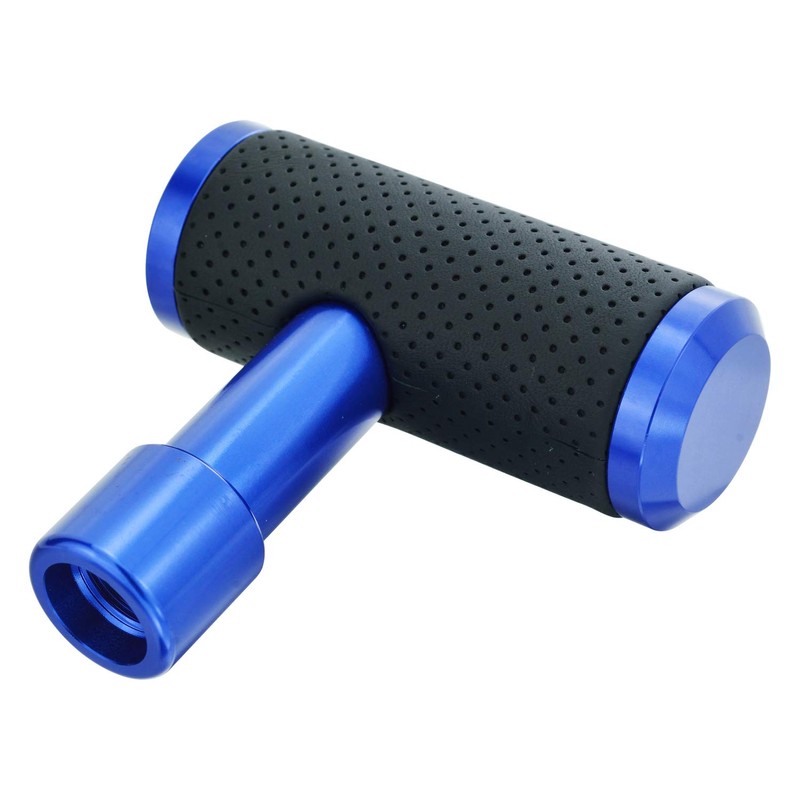Thruifo T Handle Shifter Car Knob, Joystick Style Alloy Cover