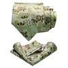JEMYGINS Mens Floral Ties and Pocket Square Sets with Tie