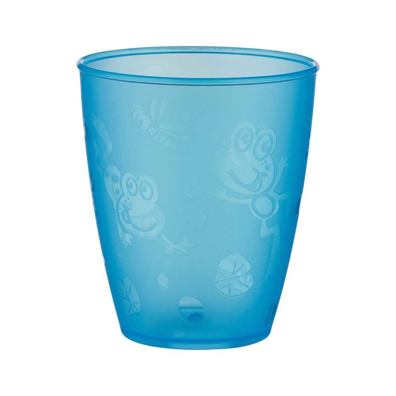 Nuby Plastic Fun Drinking Tumblers, Colors May Vary, 10 Oz,