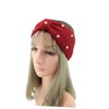 PACKOVE Pcs Fashion Knit Headband Women Pearl Decorated Bowknot Warmest