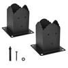 WIMART Creative Design 4x4 Post Base, Square Bracket Post Base
