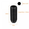 sourcing map Ball Point Set Screws, 2pcs M12 x 30mm